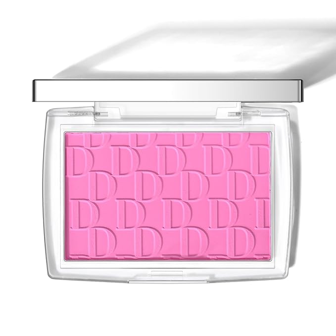 KYDA Pink Blush Powder, Make Up Pink Face Lightweight Texture