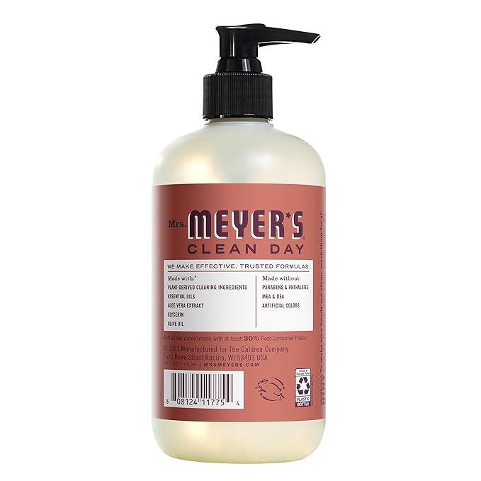 MRS. MEYER'S CLEAN DAY Liquid Hand Soap, Fall Leaves Scent, 12.5 fl oz (Pack of 1)