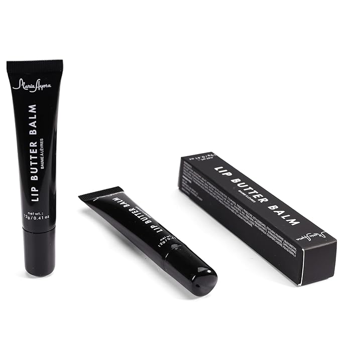 Deep Hydrating Lip Butter Balm | Plump & Nourish with Shea Butter, Vitamin E, Peptides & Hyaluronic Acid | Vegan, Non-Sticky, Anti-Aging Lip Treatment Care | 2-Pack (Clear-Unscented)