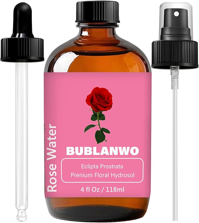 Organic Rose Water Toner Spray for Face, Skin Care, Soaps, Skin Hydration, Bath Facial Mist Toner 118 ml