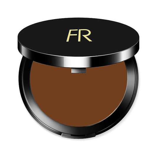 Cream To Powder Foundation by Flori Roberts, Full Coverage for Women of Color or Deeper Skin Tones, Long Lasting Makeup, Matte Finish, Covers Uneven Complexion and Hides Imperfections, 0.30 oz