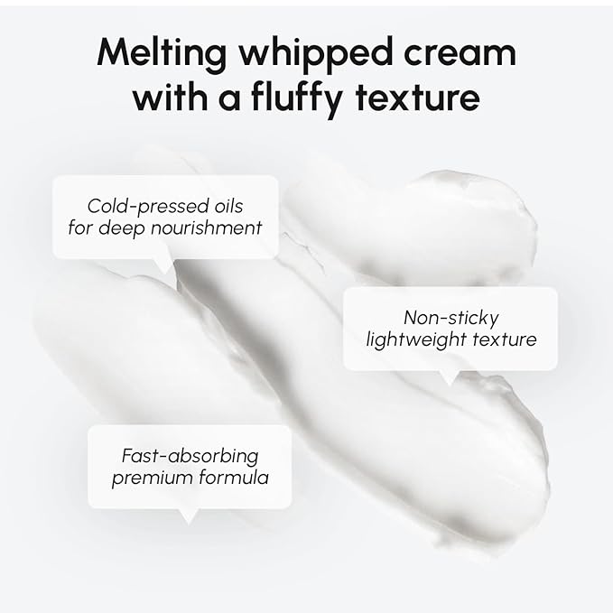 MAREE Moisturizer Body Butter Mousse - Whipped Body Butter for Women Smell Good - Facial Moisturizer for Dry Skin - Face Hand Body Cream for Women & Men with Marine Collagen, Shea Butter & Argan Oil