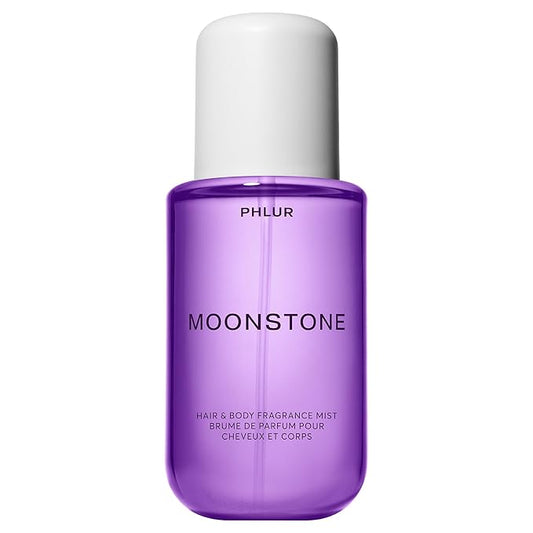 PHLUR Moonstone Body Mist - Hair & Body Mist Fragrance - Apple, Lemon, Jasmine, Sandalwood & Vanilla Body Spray (8 Fl Oz)