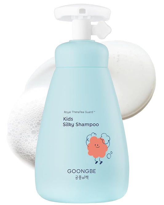 Kids' Silky Shampoo - Korean Kids Hair Softening Shampoo - Shiny and Glossy Hair for Weak, Frizzy and Tangle Prone Hair - Low pH & Silicone-Free Formula - Allergen Free Scent, 10.1 fl.oz.