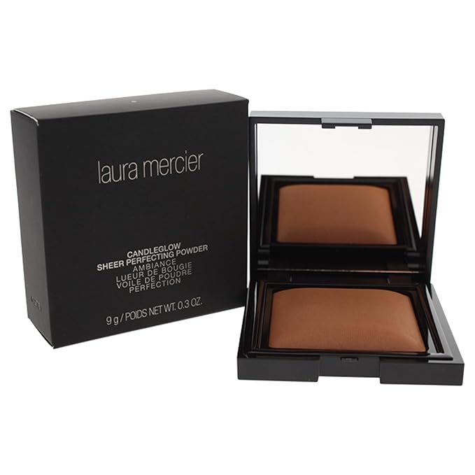 Laura Mercier Candleglow Sheer Perfecting Powder, Deep, 0.3 0.3 Ounce