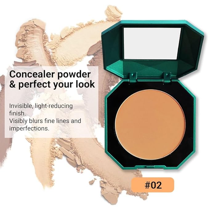 Pressed Matte Face Powder Makeup & Setting Powder 10g