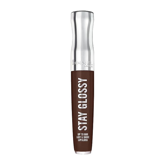 Rimmel London Stay Glossy, 435 Cocoa Kiss, Lip 18oz