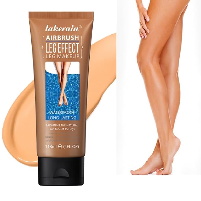 Leg Makeup Waterproof No Transfer,Leg Makeup Lotion,Leg and Body Scar Cover up Makeup,Long Last Body Foundation (3# Bronze, 4 FL OZ)