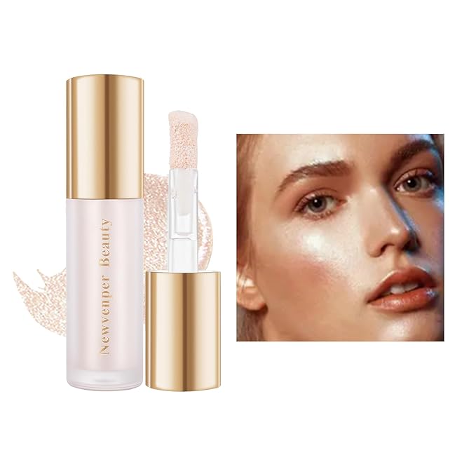 Highlighter Beauty Wand with Brush Liquid Highlighter with