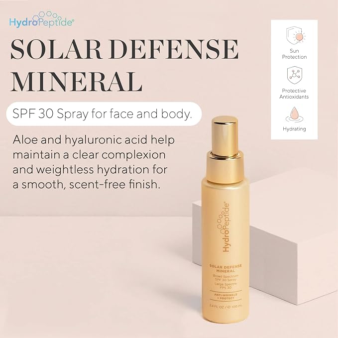 HydroPeptide Solar Defense Mineral Spray SPF