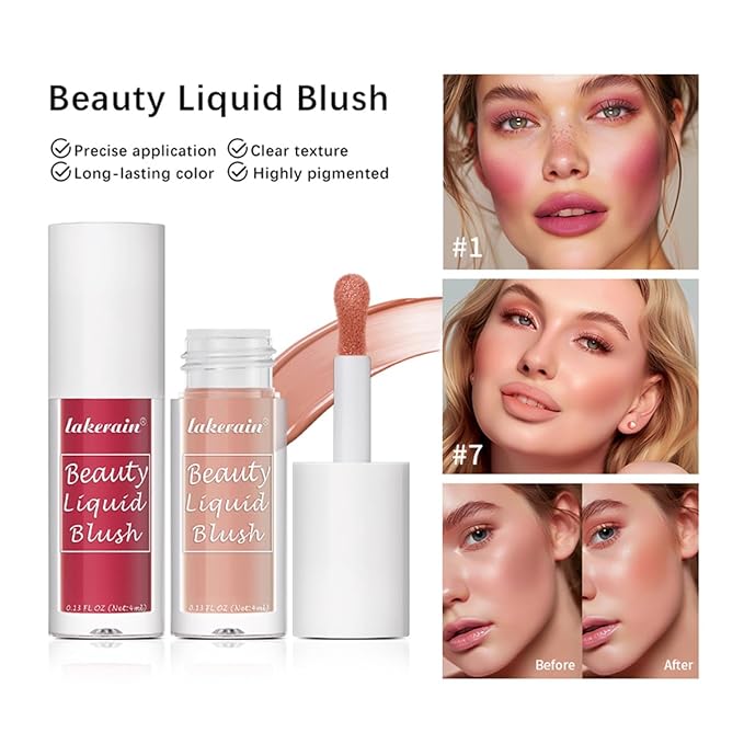 Liquid Blush for Cheeks Makeup Face Blush, Weightless