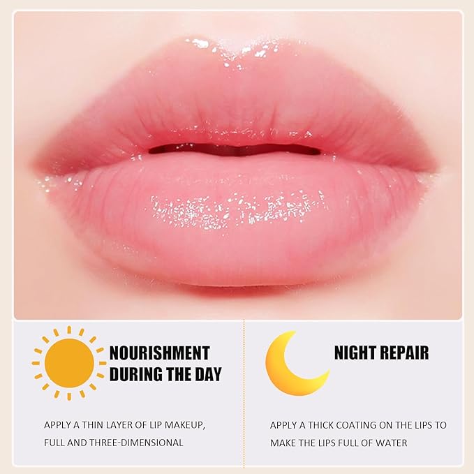 Bee Lip Balm Honey Pot,3 PCS Strawberry&Honey&Apple Lime Lip Sleeping Mask,Hydrating Prevention Dry and Cracked Lip Scrubs Exfoliator Lip Care,Moisturizing Lip Mask Overnight Reduces Lip Lines