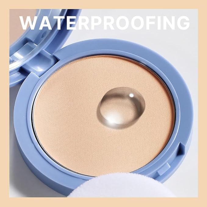 Oil Control Matte Perfection Face Pressed Powder, Matte Smooth Flawless Setting Powder Makeup, Polvo Compacto De Maquillaje, Waterproof Long Lasting, Cruelty Free, 0.35Oz(120 Vanilla, 1)