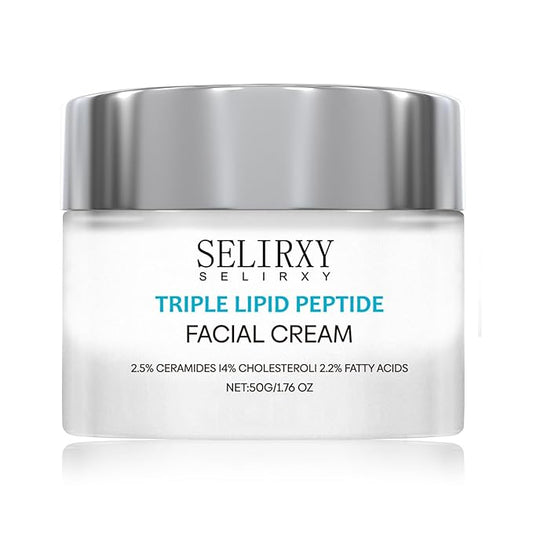 Nodfens Triple Lipid Peptide Cream for Anti-Aging, Restores & Repairs Mature Skin for Radiant, Smooth Complexion - Advanced Strength Recovery Face Moisturizer Cream