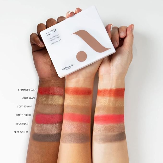 Absolute New York ICON Face Palette (Medium to