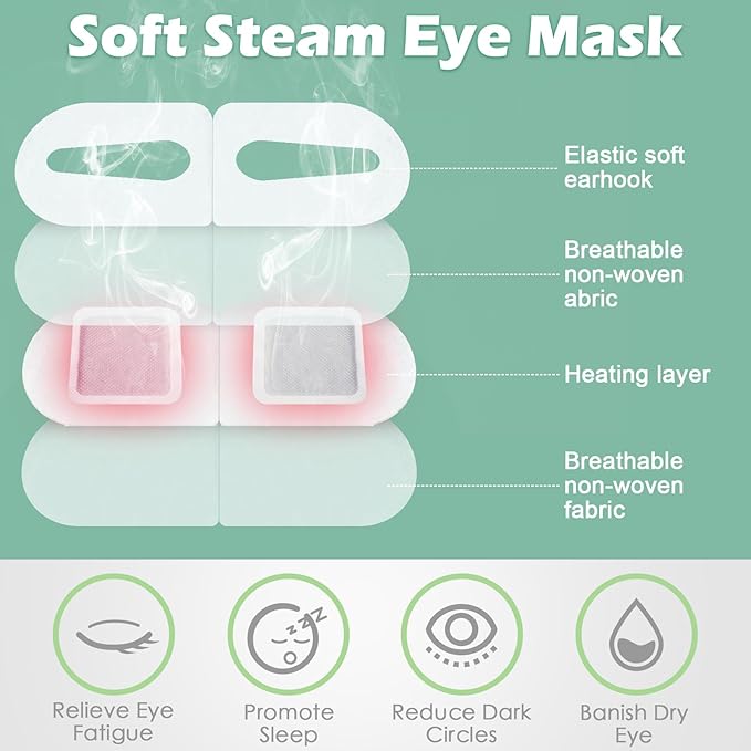 96 pack steam eye mask