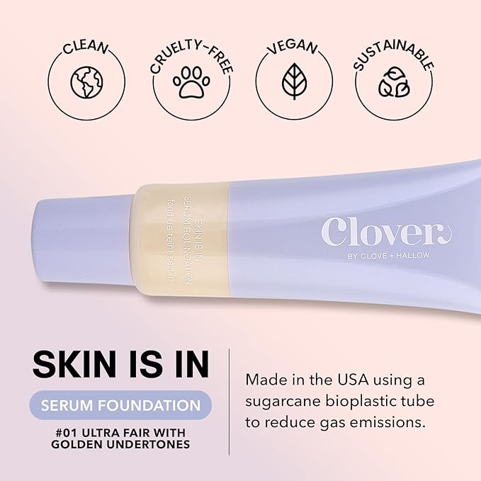 Clover Skin Is In Serum Foundation | Hydrating 30 ml