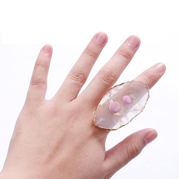 Nail Art Palette, 6pcs Wearable Soft Resin Nail