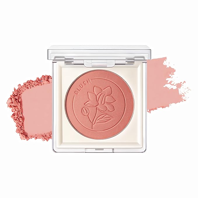FOCALLURE Powder Palette Blush, Matte Mineral Blush Powder, Blendable, #601