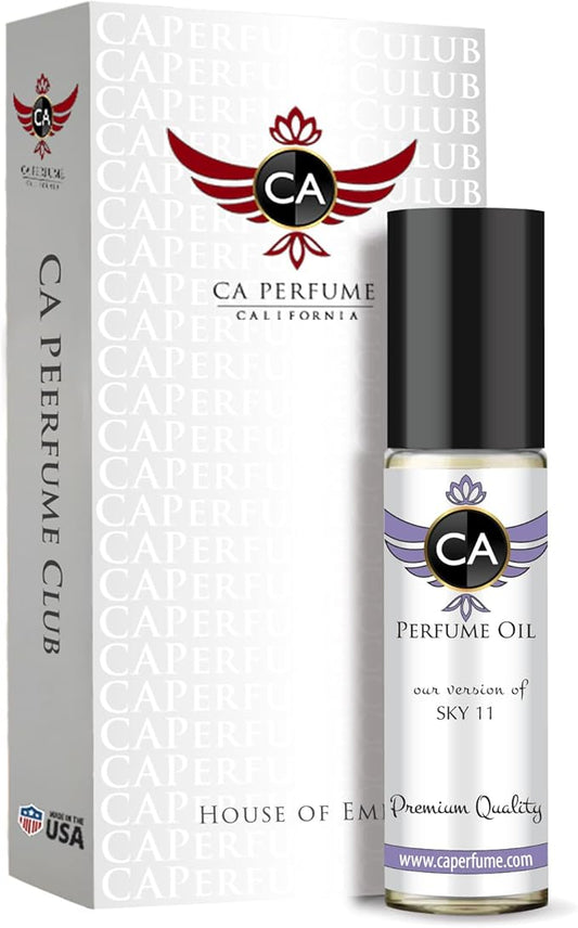 CA Perfume Impression of Emra Sky 11 For Women & Men Fragrance Body Oil Roll-On 0.3 Fl Oz/10ml