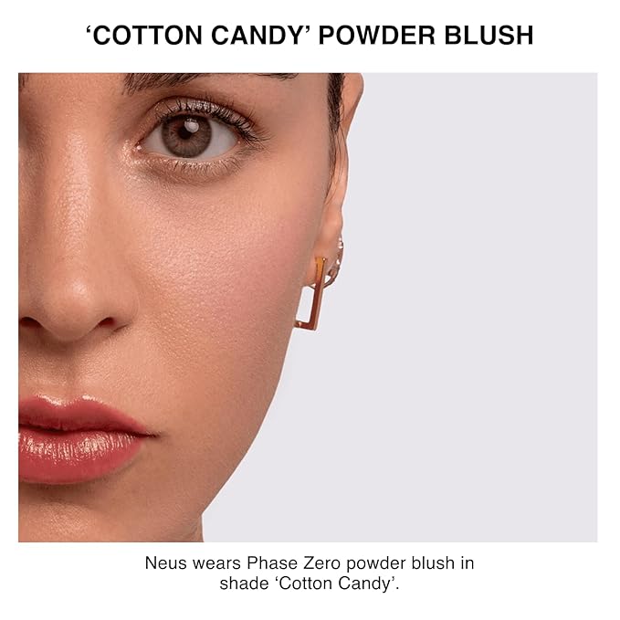 Makeup Powder Blusher - "Cotton Candy" - 4g / 0.141oz - Pigmented, Buildable, Lightweight Powder Blush for a Radiant, Healthy, Natural Glow. Versatile Shade - Dusty Pink - Matte