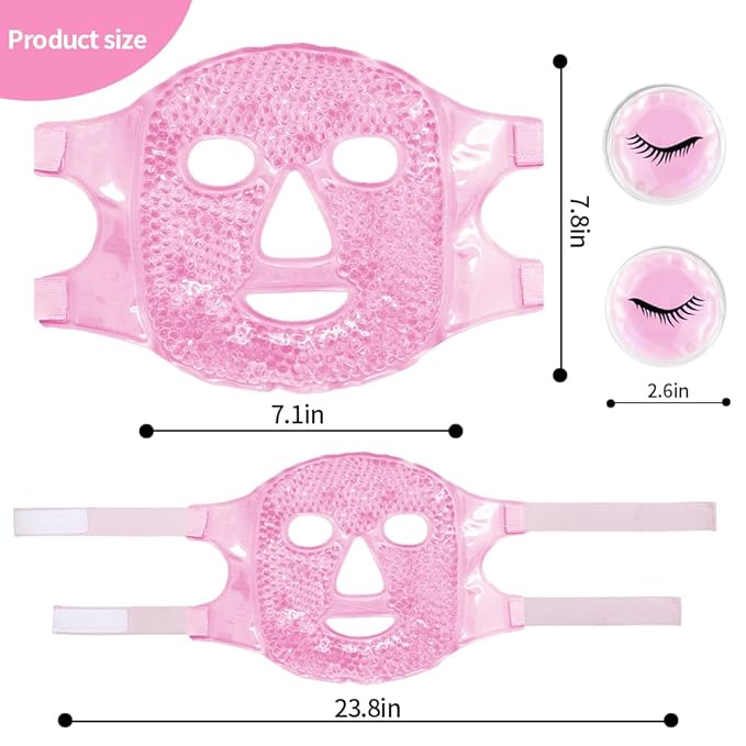 Cold face eye masks ice
