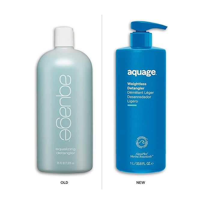 AQUAGE. Weightless Detangler, Ultra-Light Conditioner,