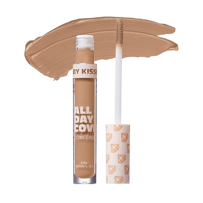 Ruby Kisses All Day Concealer Lightweight Full Coverage Multi-Use Concealer 0.13 Fl Oz (Creamy Beige)