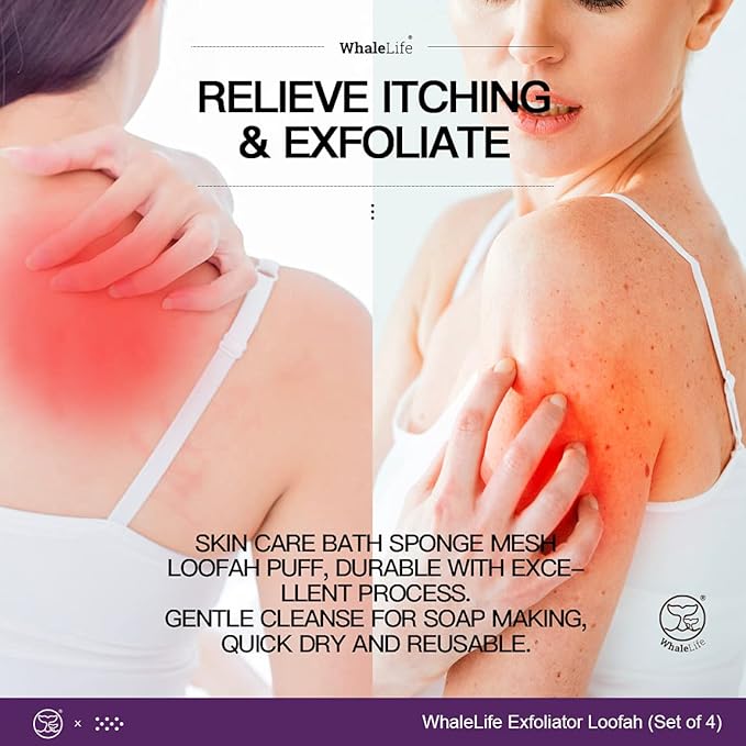 Loofah sponge bath sponge for