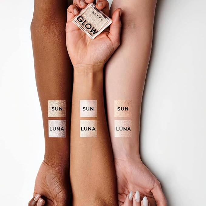 LAMEL Glow Highlighter: Face Make Up & Contour 0.13 oz