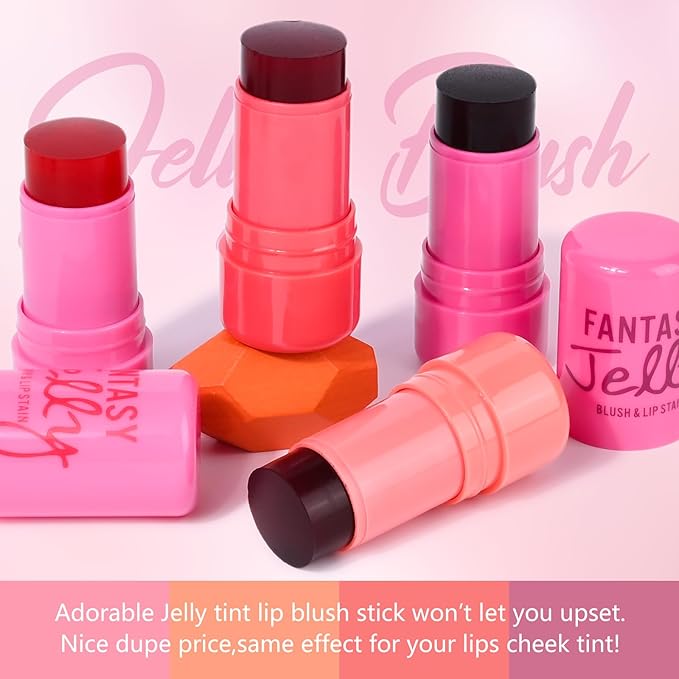 Water Jelly Tint Blush,Jelly Blush Lip Cheek Tint Fl oz 5g