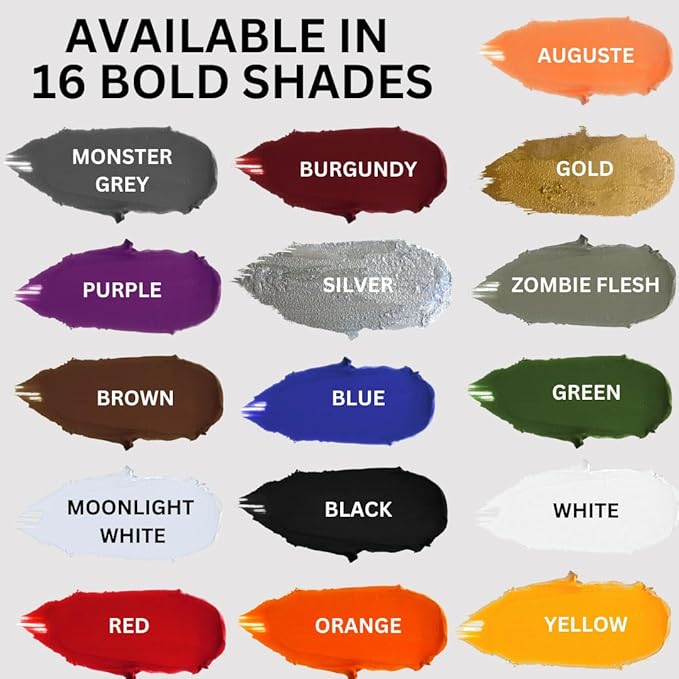 Mehron Makeup Color Cups | Stage, Foundation, Face Paint, Body Paint, Halloween | Face Paint Makeup | Greasepaint .5 oz (14 g) Purple