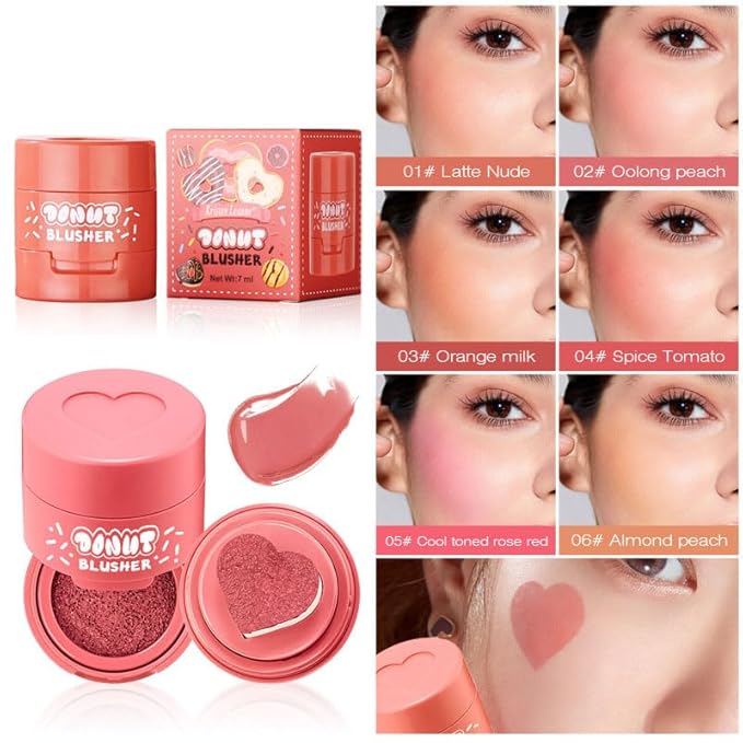 Stamp Liquid Blush Stamp Blush with Heart Shaped Women (5)
