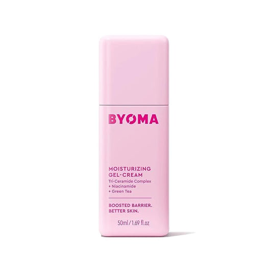 BYOMA Moisturizing Gel Cream - Barrier Repair Cream/Gel Face Lotion with Niacinamide and Green Tea - Ceramide Face Moisturizer for Dry Skin - Alcohol Free, Oil Free Face Moisturizer - 1.69 fl. oz