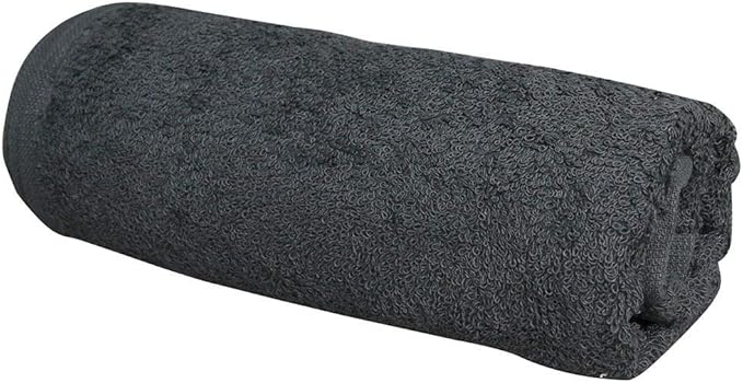 ForPro Professional Collection Premium Bleach Tough Salon Towels, Cool Grey, 100% Cotton, Bleach-Proof Towels, Stain Resistant, 16" W x 27" L, 24-Count