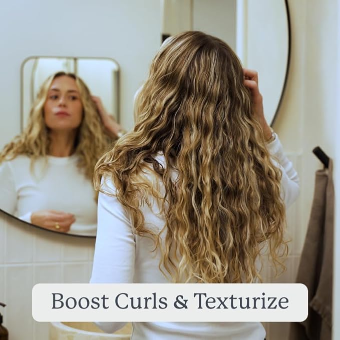 Highland Glacial Cream - Versatile hair styling cream that smooths, de-frizzes, texturizes & boosts curls. Natural, plant-derived, & made for all hair types. (2.5 oz)