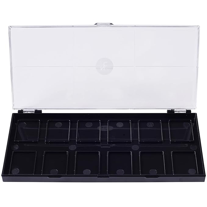 12 Color Empty Alcohol Activated Palette for Refills and Custom Palette Creation