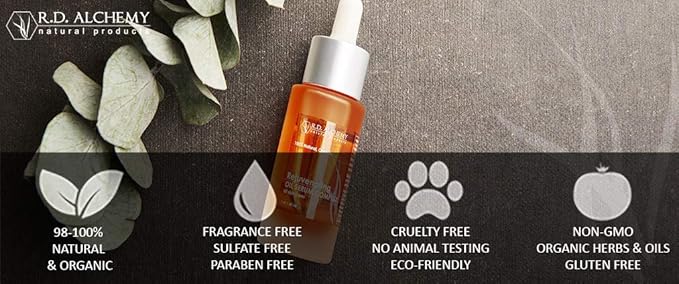 RD Alchemy - Natural & Organic Eye Cream Complex - Best Eye Cream for Dark Circles, Wrinkles, & Eye Bags. Anti Aging Retinol & Peptides Lighten Dark Circles & Smooth Fine Lines & Crow's Feet