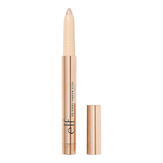 e.l.f. No Budge Shadow Stick, Long-Lasting Cream Eyeshadow Stick For High-Pigment, Metallic Color, Vegan & Cruelty-Free, Perfect Pearl