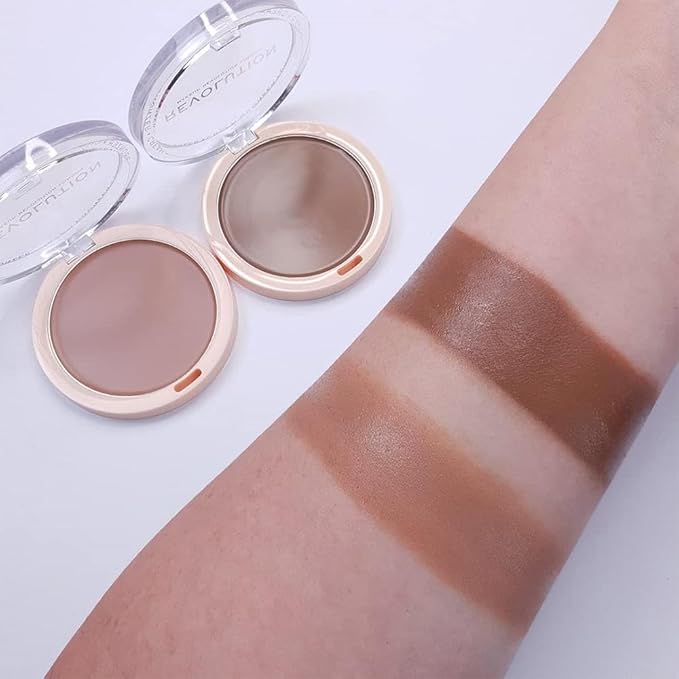 Revolution Beauty, Ultra Cream Face Bronzer, Buildable & Blendable Cream Contour, Vegan & Cruelty Free, Light, 0.24 Oz.