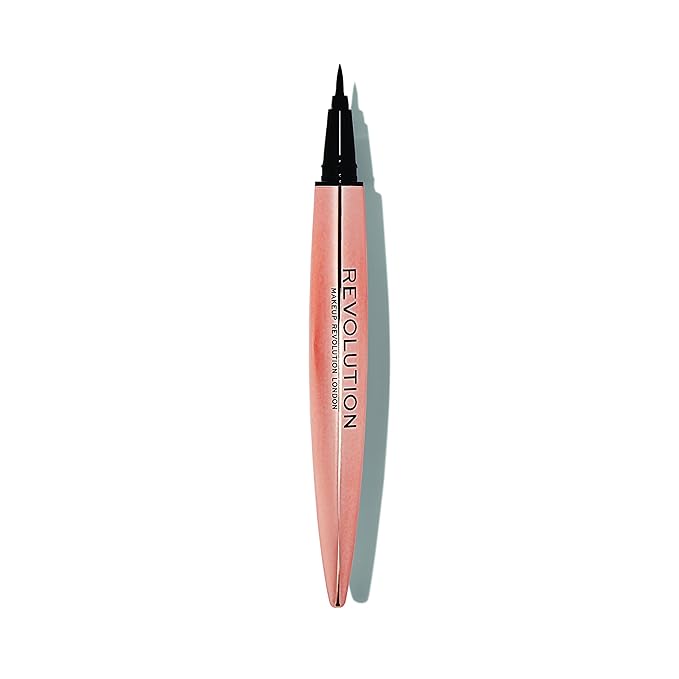 Revolution, Renaissance Flick Liquid Eyeliner, Long-Lasting Liner with Easy Application, Vegan & Cruelty-Free, 0.95 oz