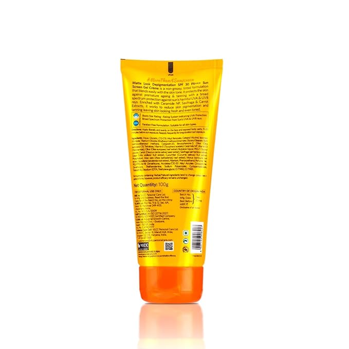 VLCC Matte Look SPF 30 Sun Screen Gel Creme(100gm)