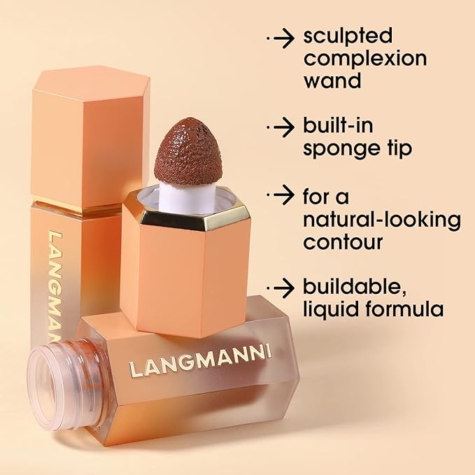 URQT Highly Pigmented Liquid Contour - Built-in Sponge