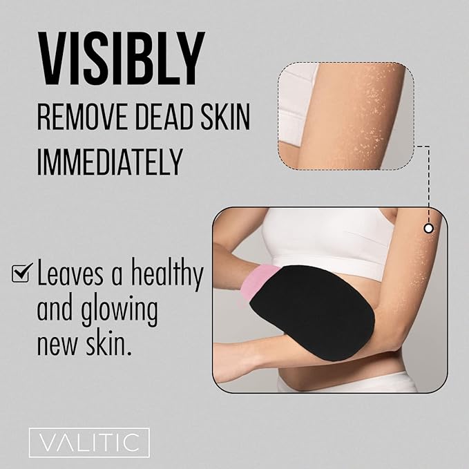 Valitic exfoliating glove for body