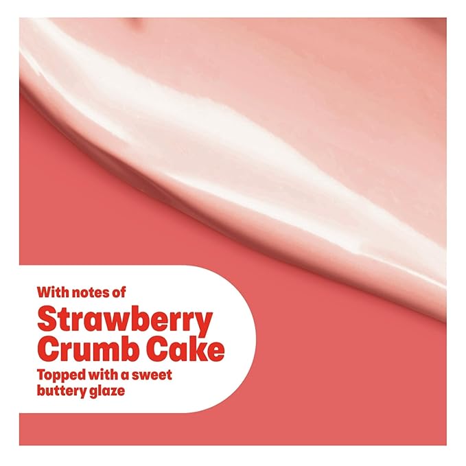 Dove Moisturizing Strawberry Crumb Cake Body Wash & Scrub Combo, 20oz Wash + 15oz Scrub, Limited Edition, Paraben & Sulfate Free, For Body, Improves Skin Texture, Moisturizes