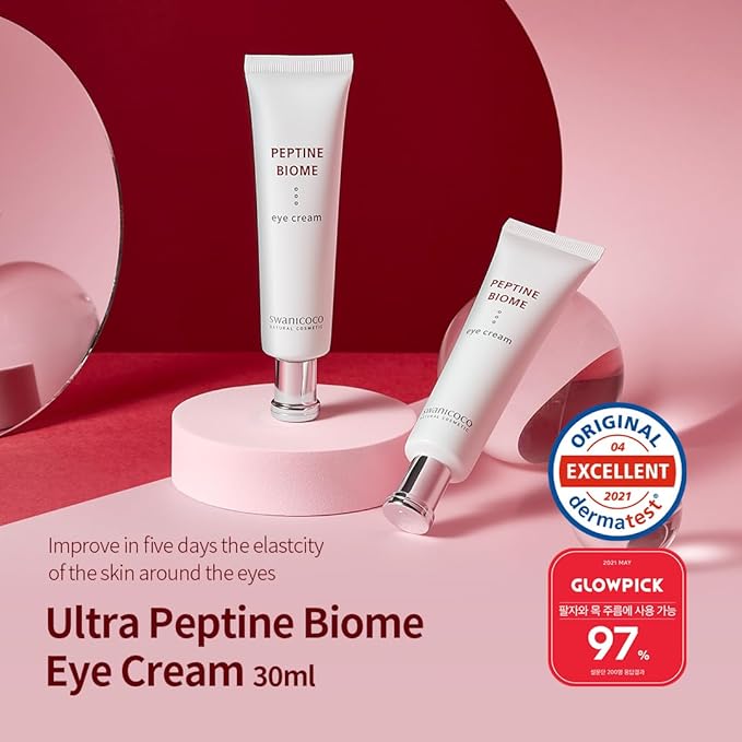 Ultra Peptine Biome Eye Cream 30ml, Wrinkles, Anti Aging, Dark Circles, Peptine Biome 72%, Hydrating Eye Cream