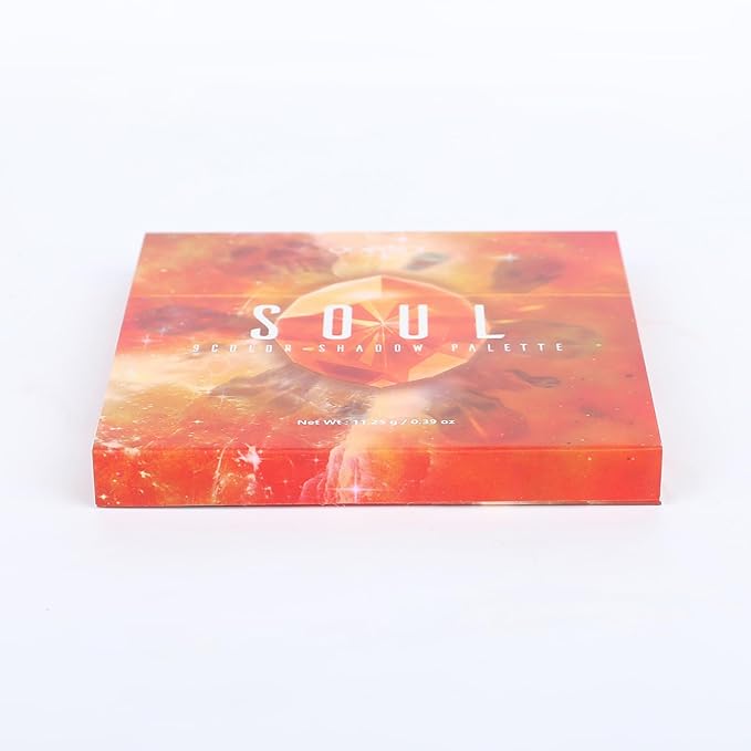 docolor Eyeshadow Palette 9Colors Orange Eyeshadow Gemstone Shadow Palettes Highly Pigmented Mattes Shimmers Smokey Glitter Cream Colorful Powder Blendable Long Lasting Waterproof Makeup Palette