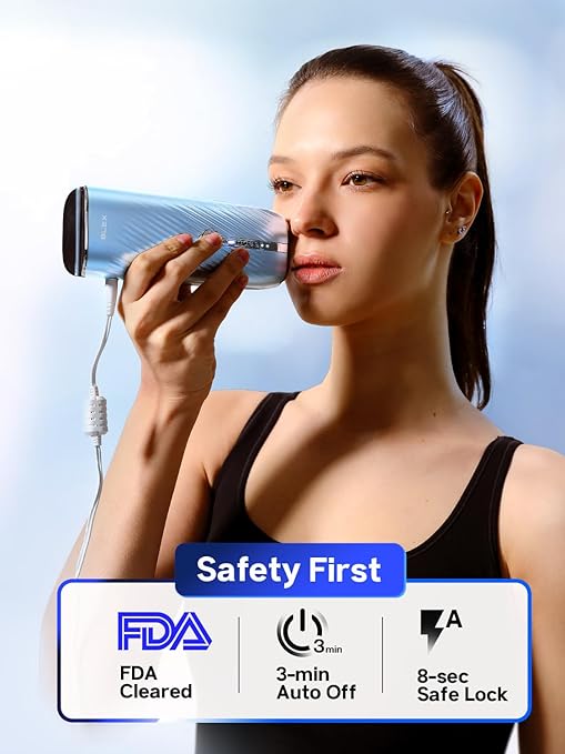 Blex Laser Hair Removal for Women and Men, IPL Hair Removal Device Effective in 2 Weeks, with Ultra-Fast 0.2s Light Emission, Comfortable and Painless, Sky Blue