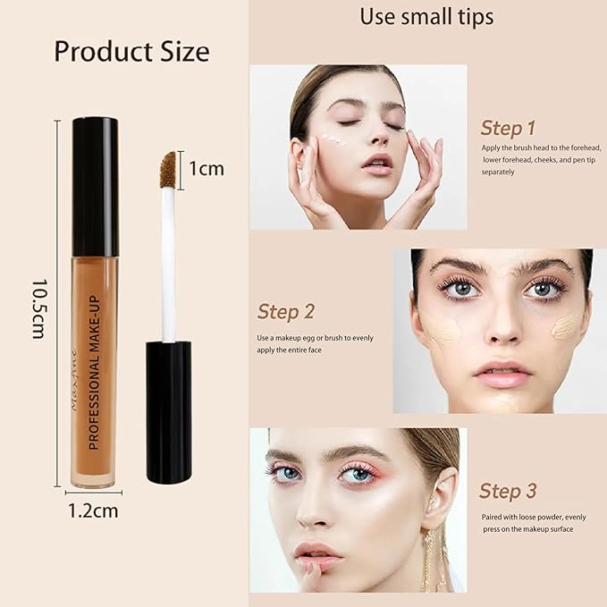 Hydrating Camo Concealer Stick, Lightweight, Full Coverage, Long Makeup (04#)