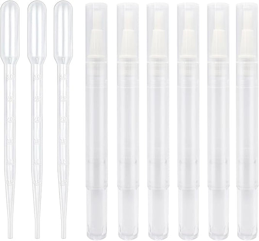 6pcs 3ml Empty Cuticle Oil